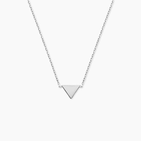 Collier Trilia Argent Blanc - Colliers fantaisie Femme | Histoire d&rsquo;Or