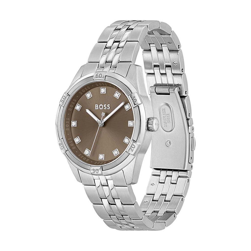 Montre Boss Rhea Marron - Montres Femme | Histoire d’Or
