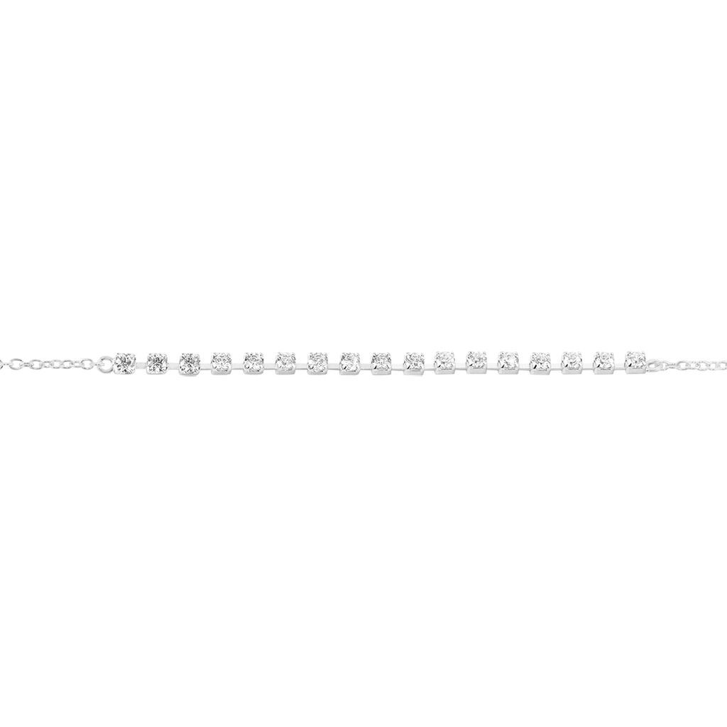 Bracelet Whitney Argent Blanc Oxyde De Zirconium - Bracelets Femme | Histoire d’Or