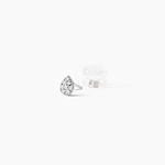 Boucles D'oreilles Puces Nevena Or Blanc Diamant - Clous d'oreilles Femme | Histoire d&rsquo;Or