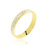 Alliance Laura Diamantee Ruban Plat Or Bicolore
