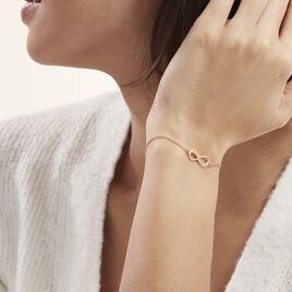Bracelet Plaqué Or Jaune Sammie - Bijoux Infini Femme | Histoire d’Or