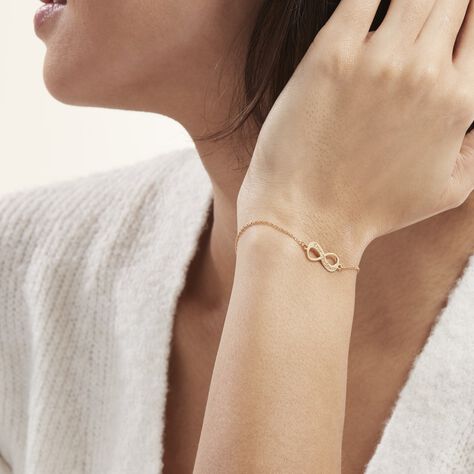Bracelet Plaqué Or Jaune Sammie - Bijoux Infini Femme | Histoire d’Or