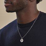 Pendentif Elio P Argent Blanc - Pendentifs Famille | Histoire d&rsquo;Or
