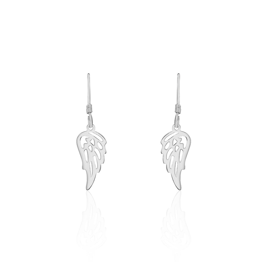 Boucles D’oreilles Pendantes Taiana Argent Blanc