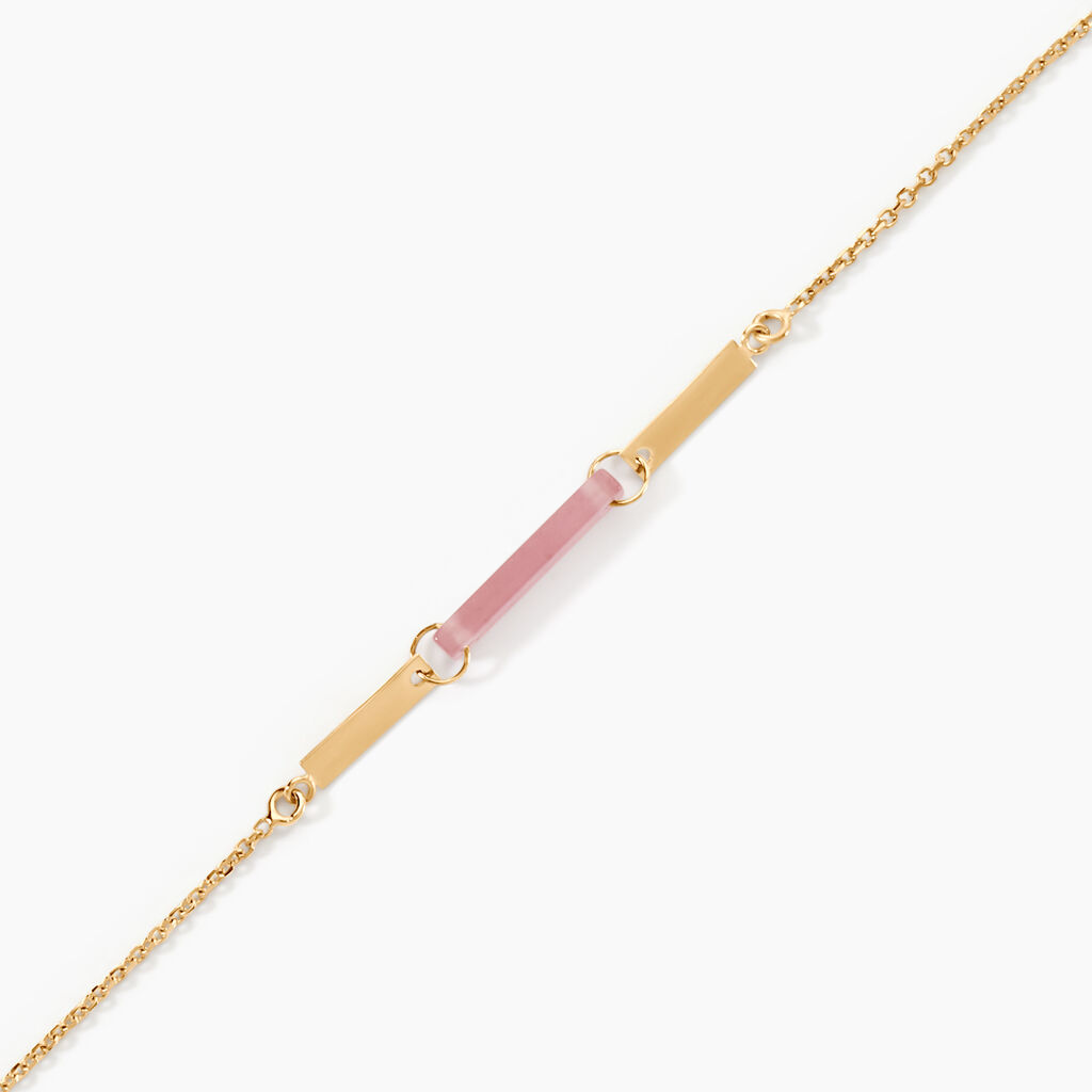 Bracelet Halcyone Or Jaune Calcédoine - Bracelets Femme | Histoire d’Or