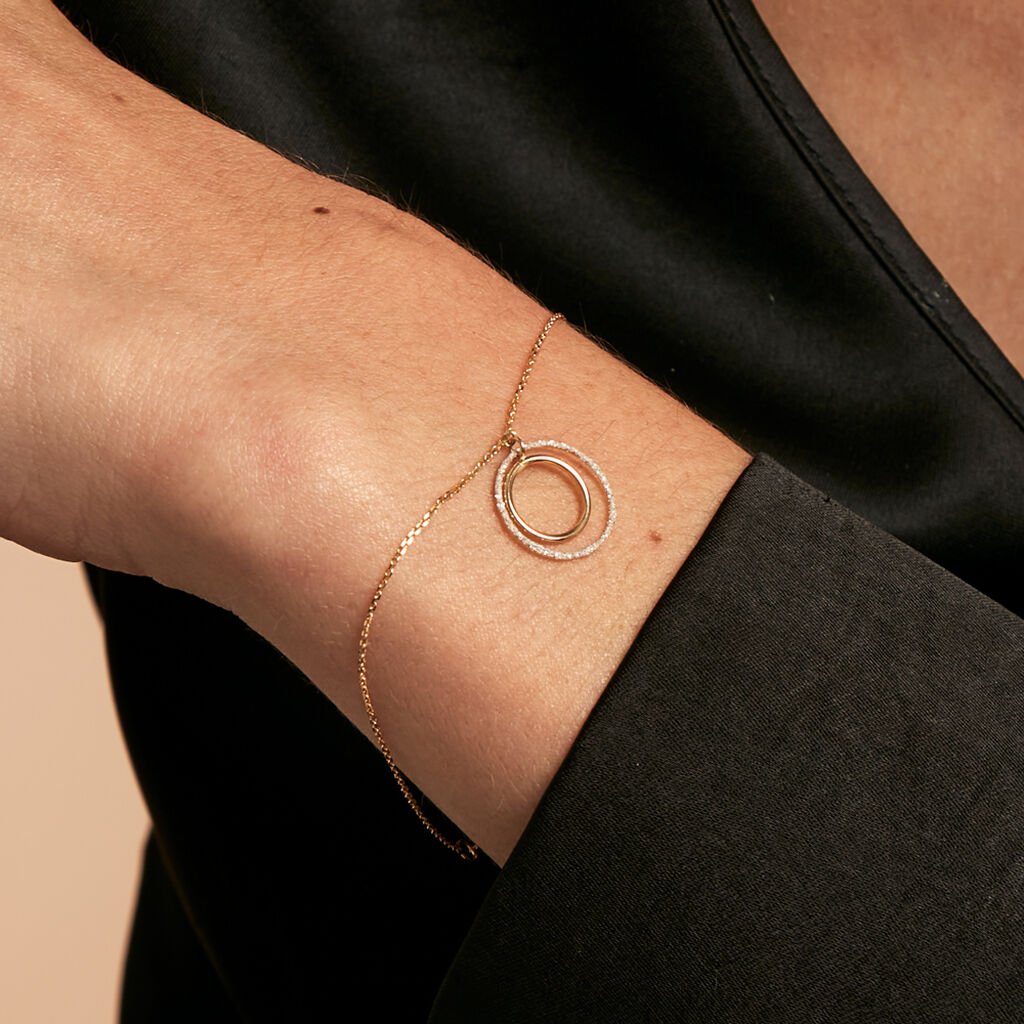 Bracelet Rondelia Or Jaune - Bracelets Femme | Histoire d’Or