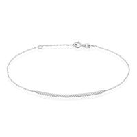 Bracelet Or Blanc Nalania Diamant