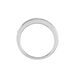 Demi-alliance Or Blanc  Valentine Diamant Synthetique - Alliances Femme | Histoire d’Or