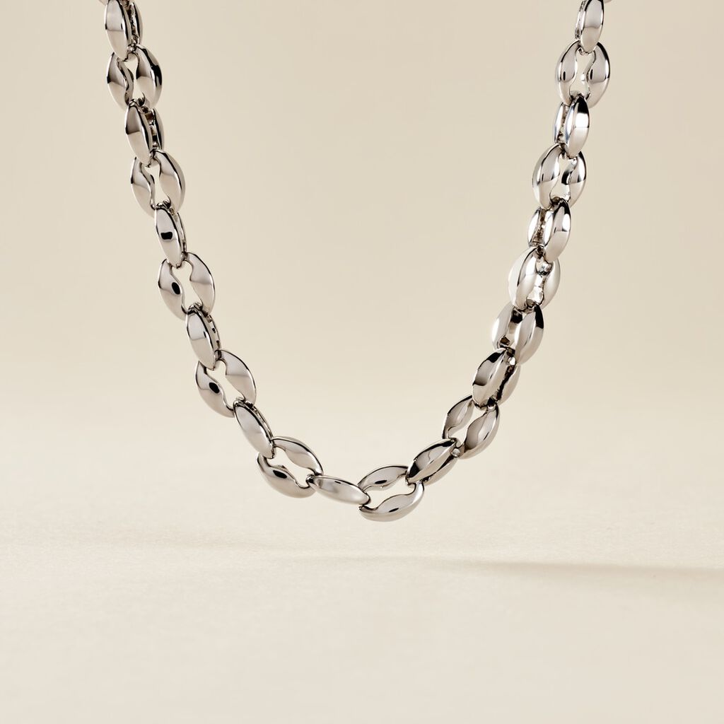 Collier Kresten Acier Argenté - Colliers fantaisie Homme | Histoire d’Or