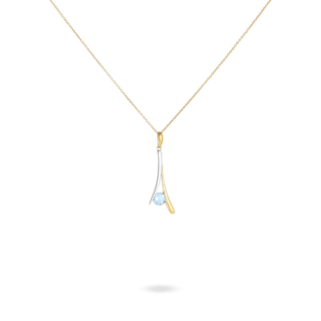 Collier Madli Or Bicolore Topaze - Colliers Femme | Histoire d&rsquo;Or