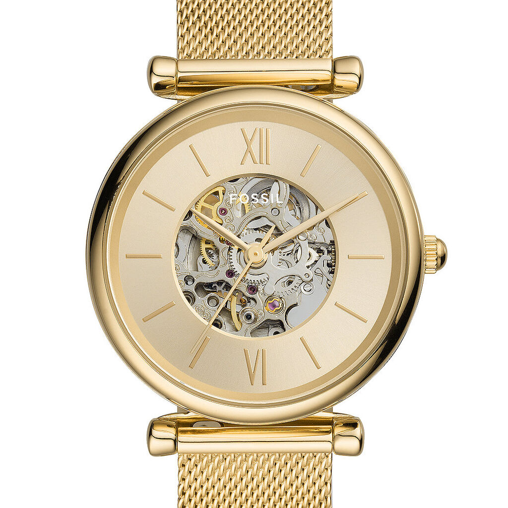 Montre Fossil Carlie Mini Me Doré - Montres Femme | Histoire d’Or