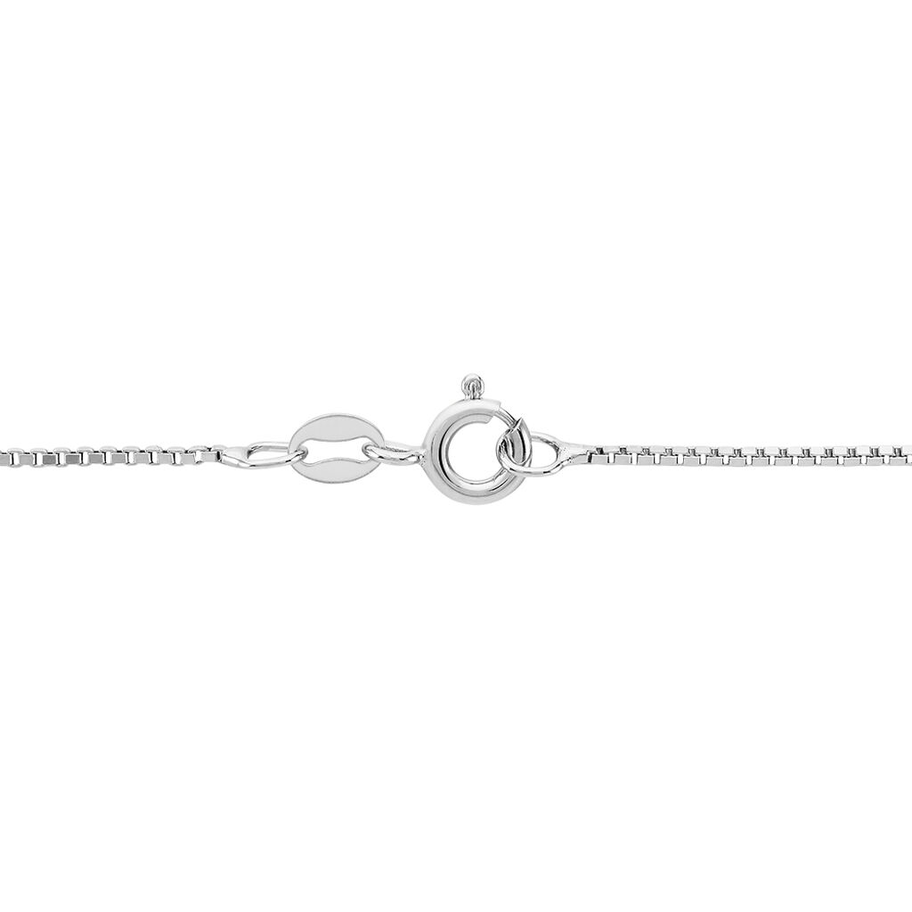 Chaîne Alyze Argent Blanc - Chaines Femme | Histoire d’Or