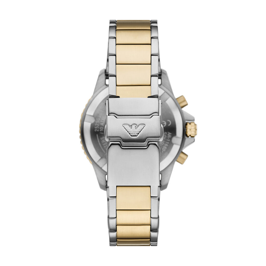 Montre Emporio Armani World Explorer Noir - Montres Homme | Histoire d’Or