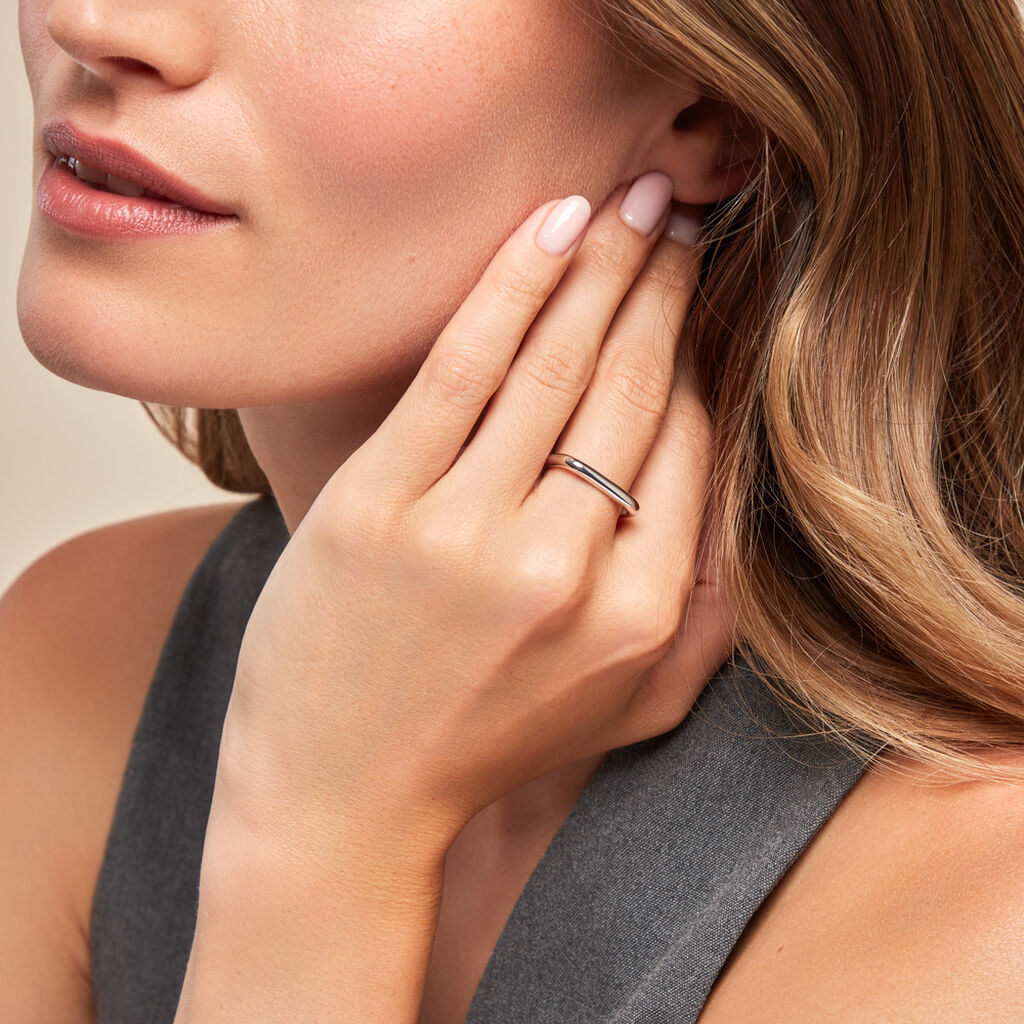 Bague Ocean Argent Blanc - Bagues fantaisie Femme | Histoire d’Or