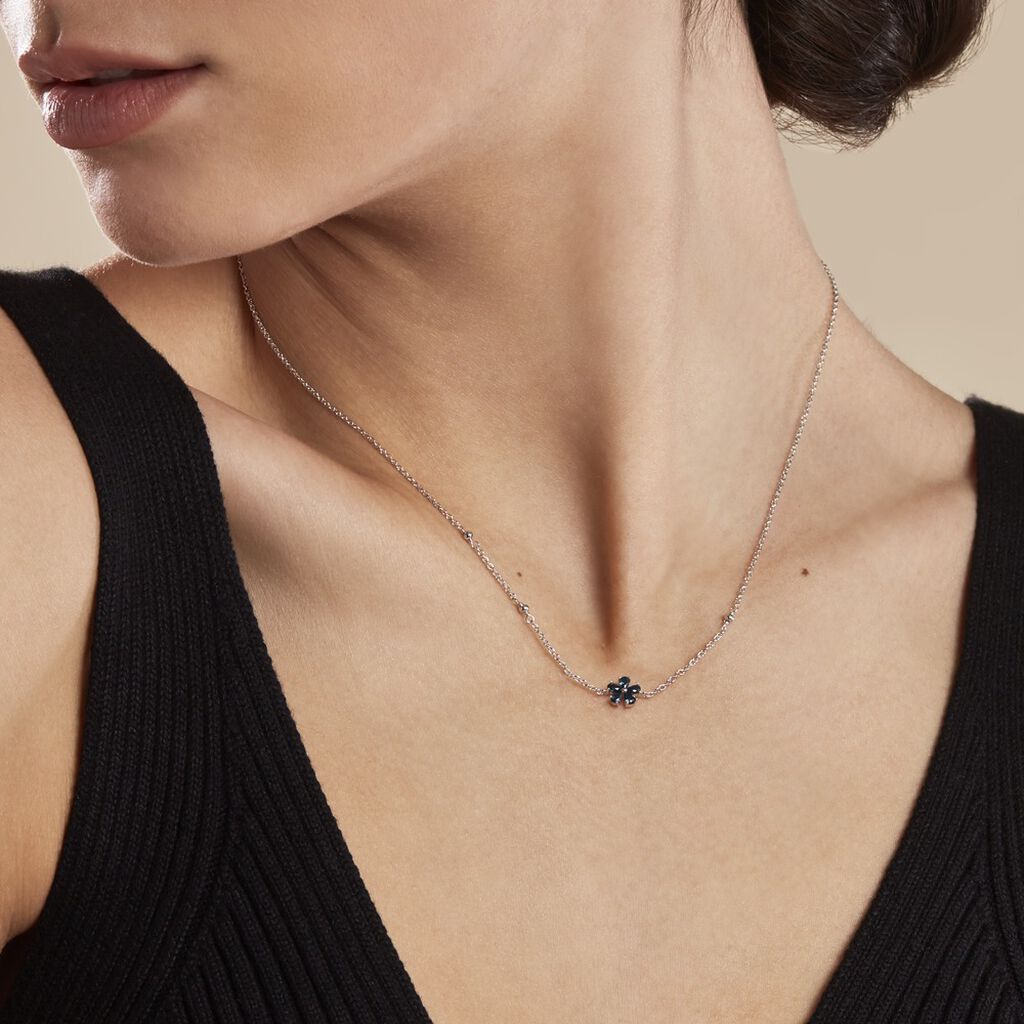 Collier Argent Laldilon Oxydes De Zirconium - Colliers fantaisie Femme | Histoire d’Or