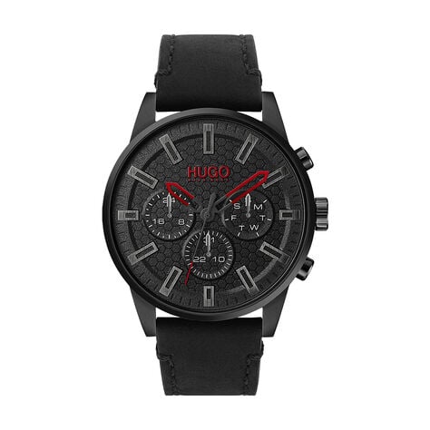 Montre Hugo Seek Noir - Montres Homme | Histoire d’Or