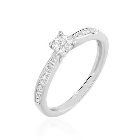 Bague Celia Or Blanc Diamant - Bagues solitaires Femme | Histoire d’Or