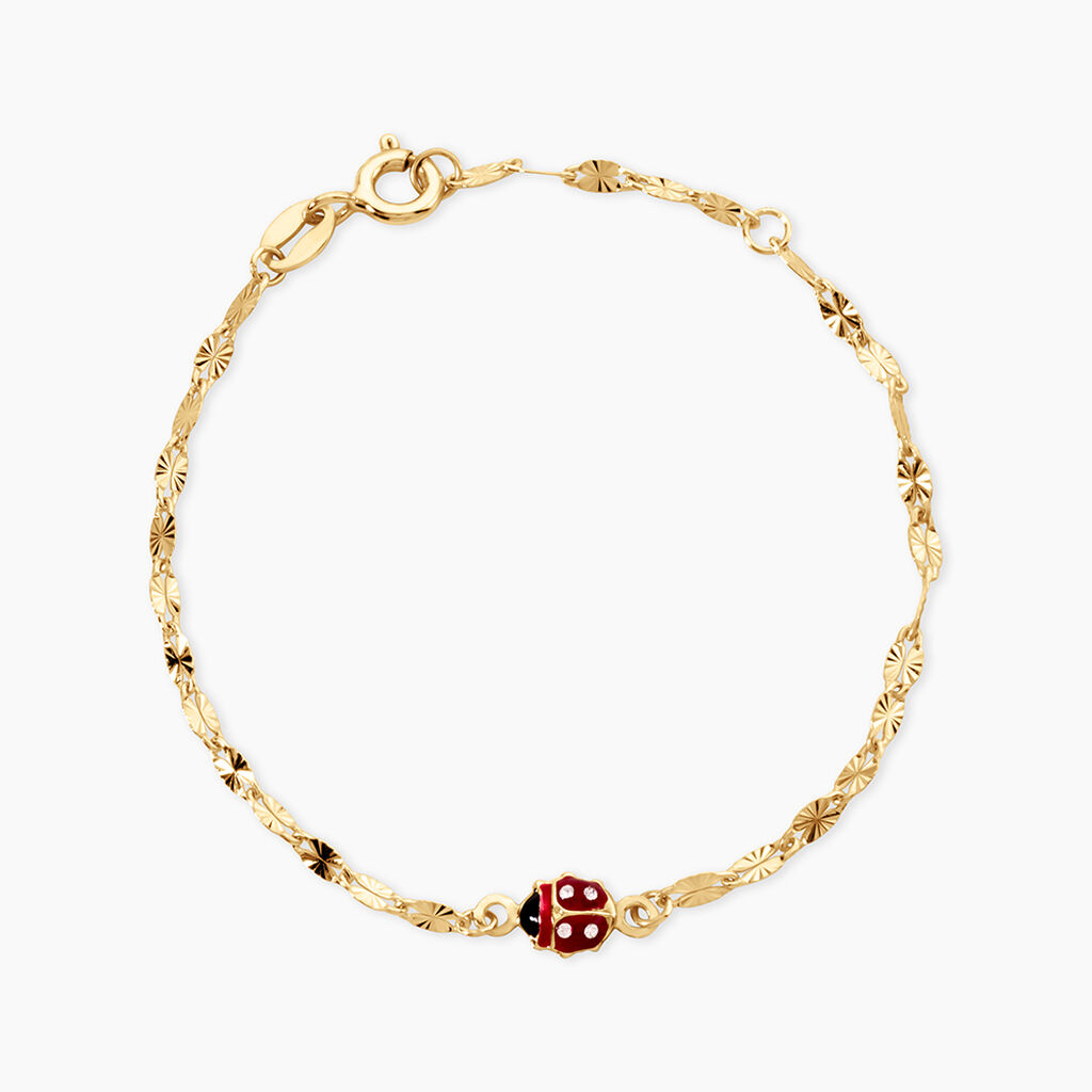 Bracelet Deena Argent Dor&eacute; A L'Or 750/1000 - Bijoux sans pierre Enfant | Histoire d&rsquo;Or
