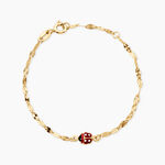 Bracelet Deena Argent Dor&eacute; A L'Or 750/1000 - Bijoux sans pierre Enfant | Histoire d&rsquo;Or
