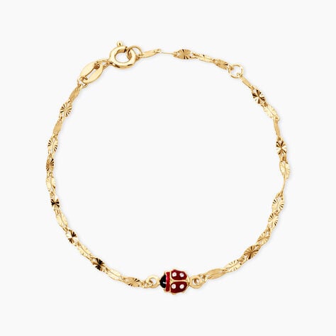 Bracelet Deena Argent Dor&eacute; A L'Or 750/1000 - Bijoux sans pierre Enfant | Histoire d&rsquo;Or
