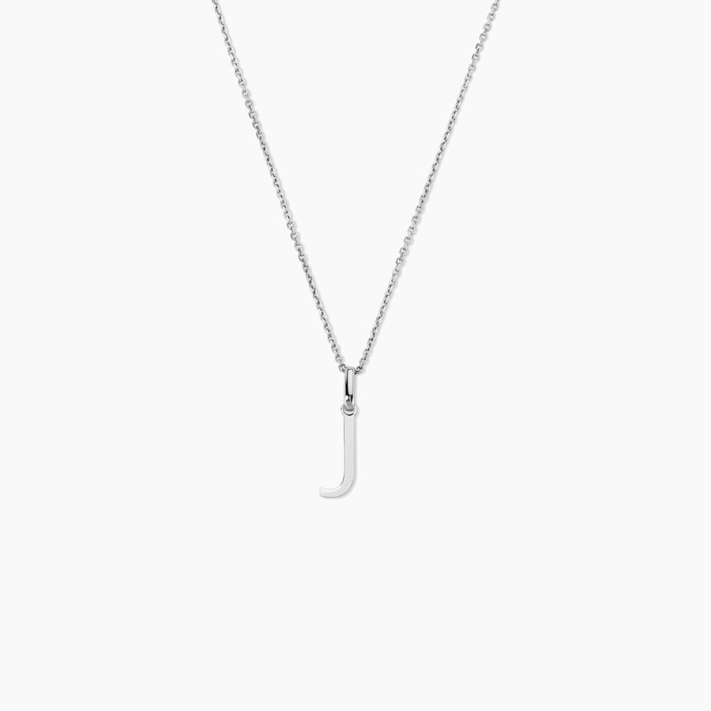 Pendentif Ionia Lettre Or Blanc - Pendentifs Famille | Histoire d&rsquo;Or