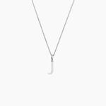 Pendentif Ionia Lettre Or Blanc - Pendentifs Famille | Histoire d&rsquo;Or