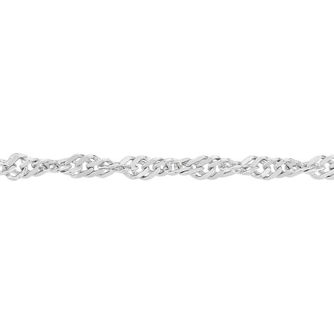 Chaîne Shanone Argent Blanc - Chaines Femme | Histoire d’Or