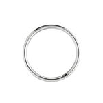 Alliance Junius Ruban Confort Or Blanc - Alliances Famille | Histoire d&rsquo;Or