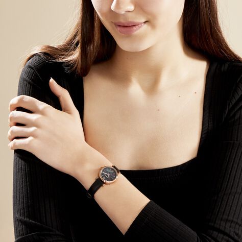 Montre Fossil Carlie Mini Nacre Noire - Montres Femme | Histoire d’Or