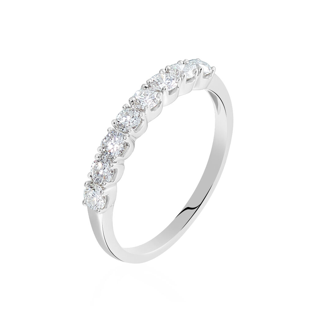 Alliance Eloisa Or Blanc Diamant Synthetique - Alliances Femme | Histoire d’Or