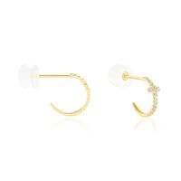 Créoles Like A Virgin Or Jaune Oxyde De Zirconium