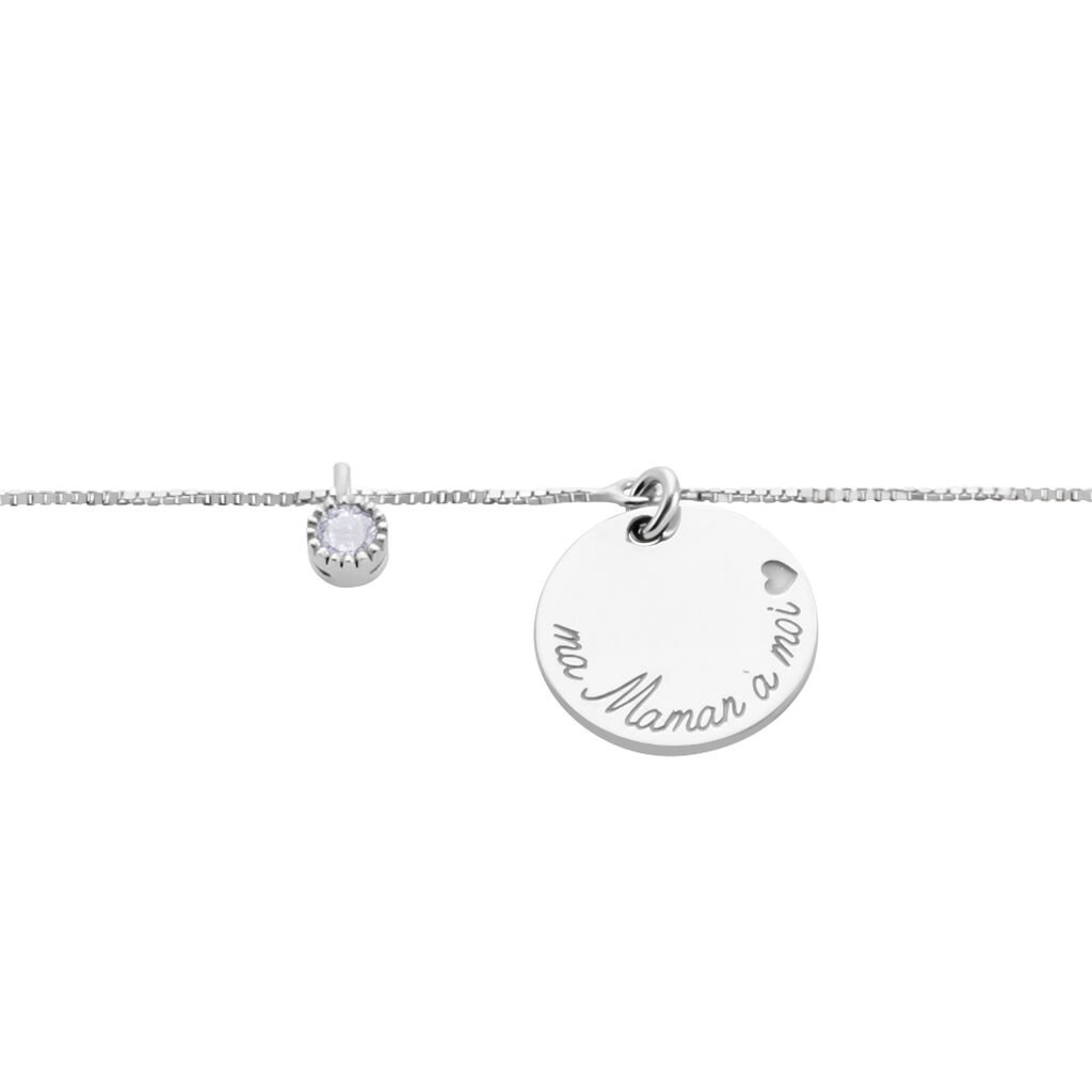 Bracelet Argent Raimbaut Oxyde De Zirconium - Bracelets Femme | Histoire d’Or