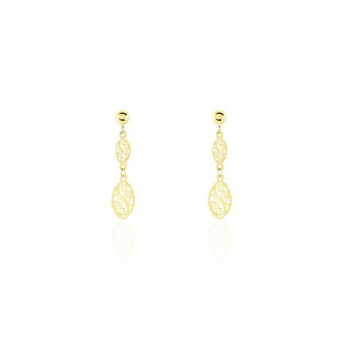 Boucles D'oreilles Pendantes Artemisia Or Jaune - Boucles d'oreilles pendantes Femme | Histoire d’Or