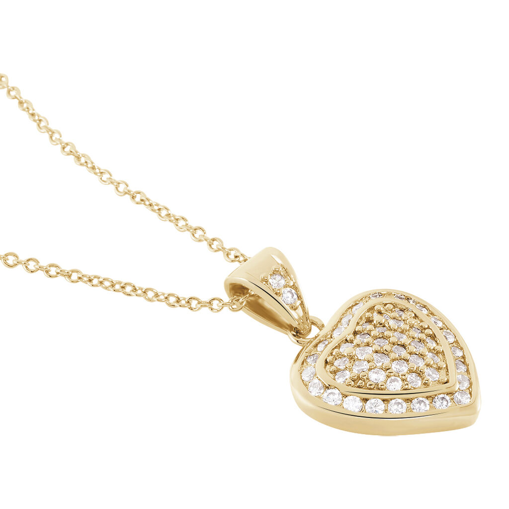 Collier Rhadijaae Plaqué Or Jaune Oxyde De Zirconium - Colliers Femme | Histoire d’Or
