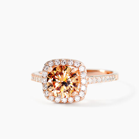 Bague Soa Argent Rose Oxyde De Zirconium - Nouveautés Femme | Histoire d’Or