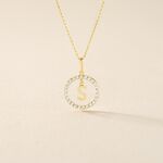 Pendentif Gabe Or Jaune Oxyde De Zirconium - Pendentifs Femme | Histoire d&rsquo;Or