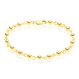 Bracelet Diona Maille Boule Or Jaune - Bracelets chaîne Femme | Histoire d’Or
