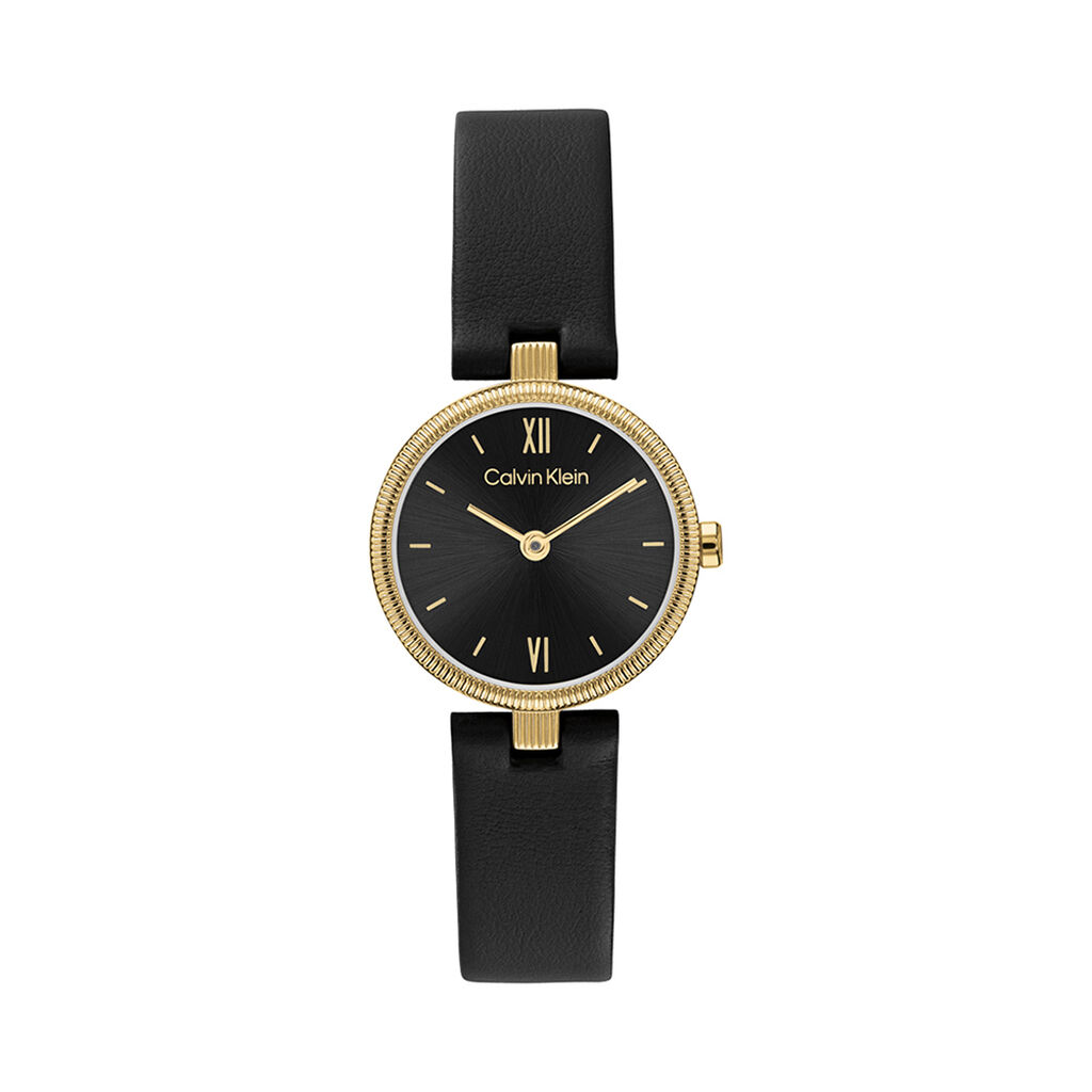 Montre Calvin Klein Gleam Noir - Montres Femme | Histoire d&rsquo;Or