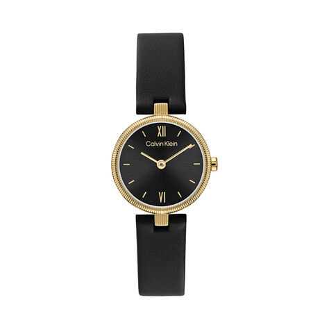 Montre Calvin Klein Gleam Noir - Montres Femme | Histoire d&rsquo;Or