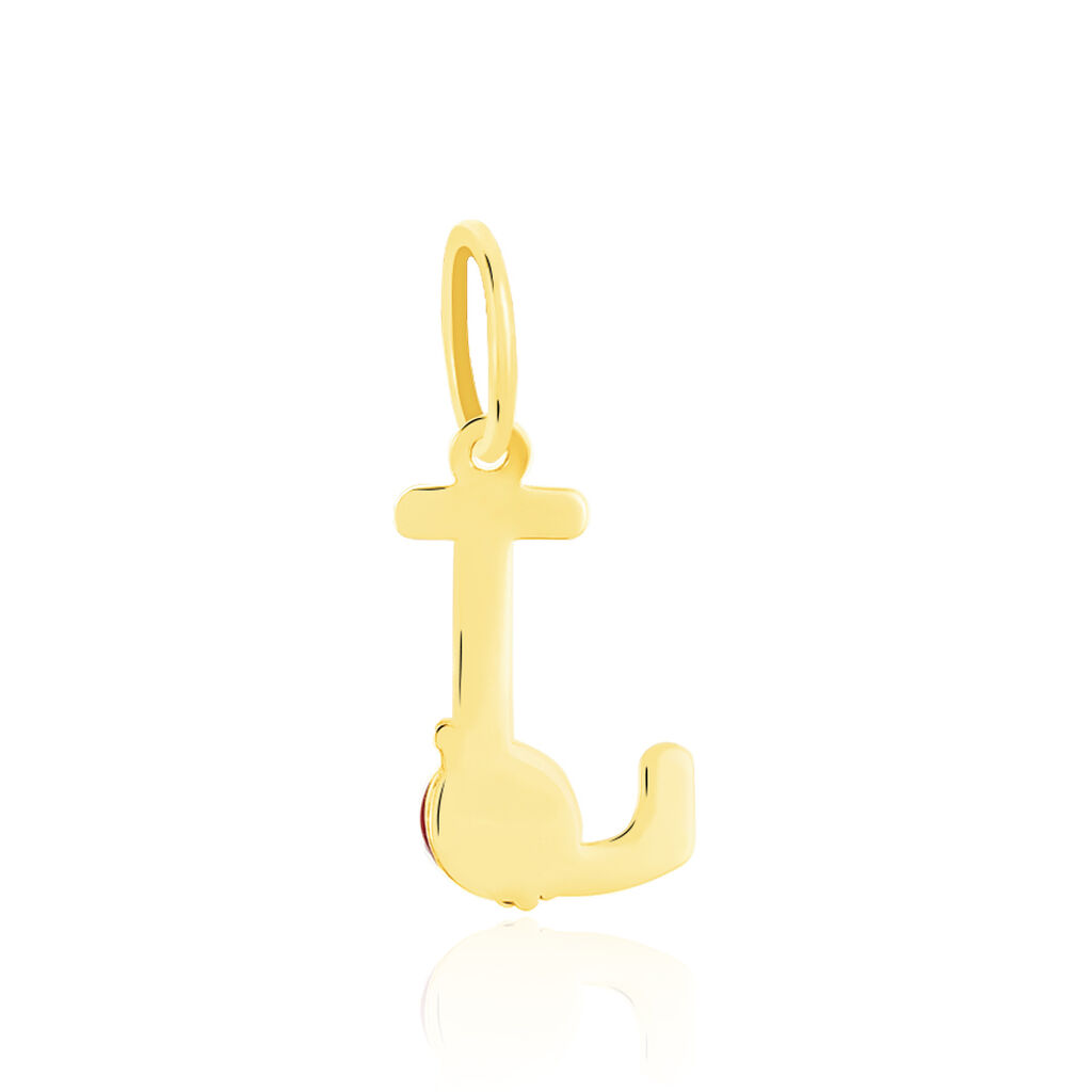 Pendentif Helidie Coccinelle Lettre Or Jaune - Pendentifs Enfant | Histoire d’Or