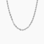 Collier Mia Acier Blanc - Sautoirs Femme | Histoire d&rsquo;Or