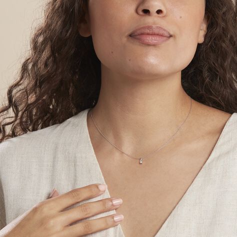 Pendentif Aphrodite Or Blanc Diamant - Pendentifs Femme | Histoire d’Or