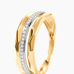 Bague Mauna Or Jaune Oxyde De Zirconium - Bagues avec pierre Femme | Histoire d&rsquo;Or