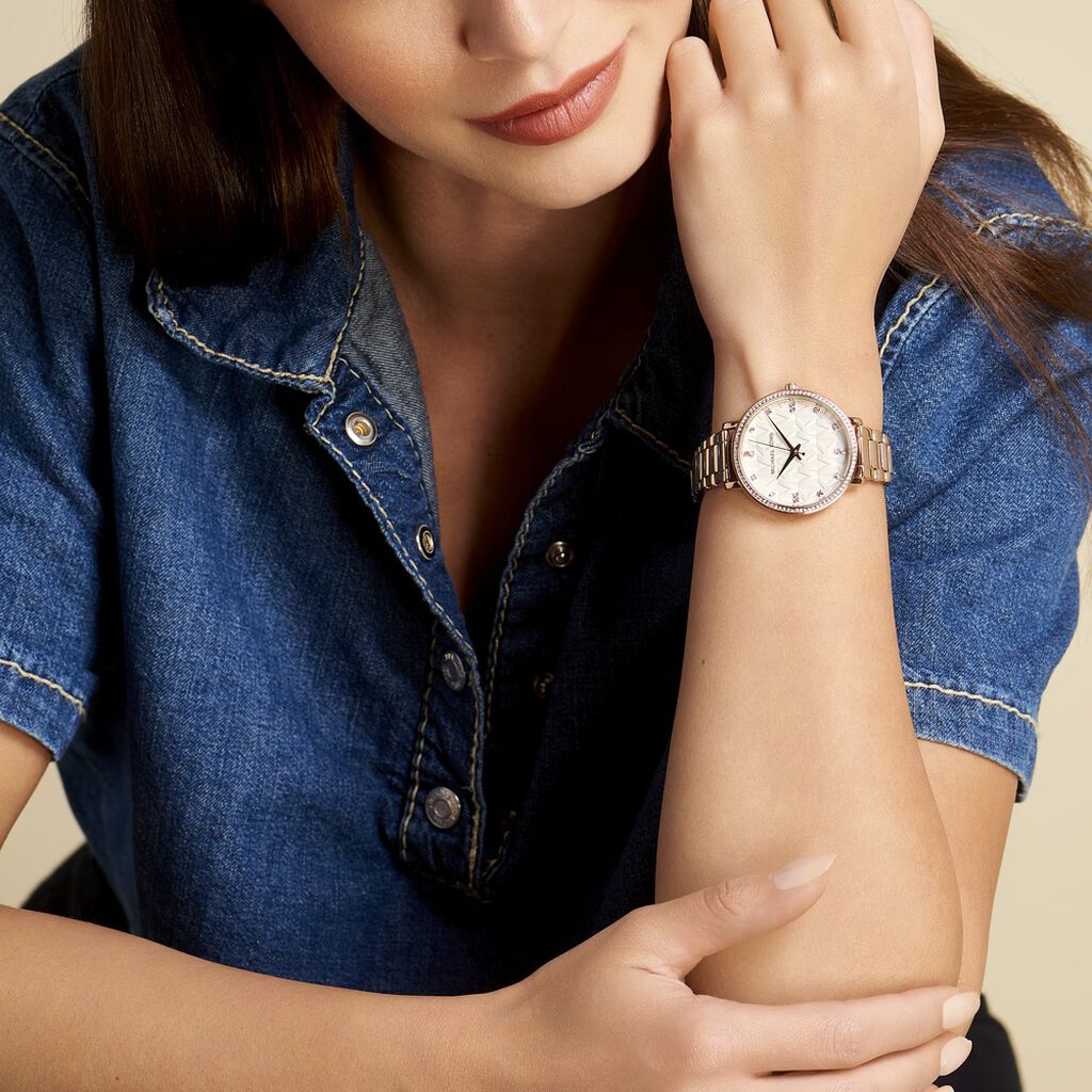 Montre Michael Kors Pyper Blanc - Montres Femme | Histoire d’Or