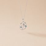 Pendentif Godolieba Or Blanc Topaze - Pendentifs Femme | Histoire d&rsquo;Or