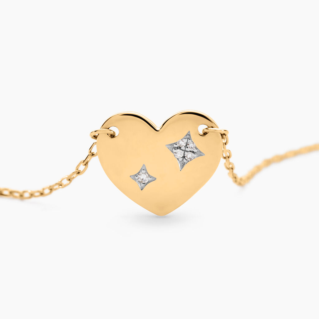 Collier Headley Or Jaune Diamant - Colliers Femme | Histoire d’Or