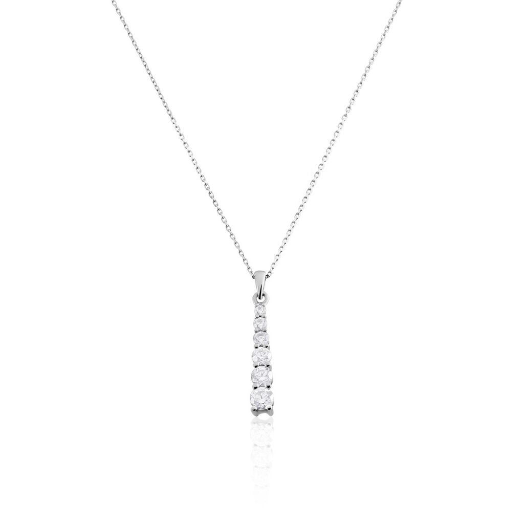 Collier Georas Or Blanc Oxyde - Colliers Femme | Histoire d’Or