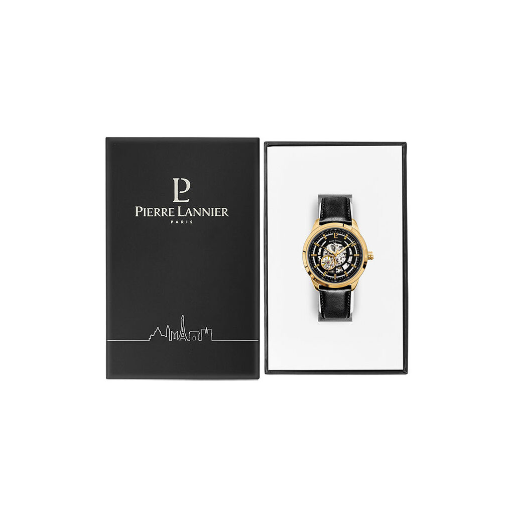 Montre Pierre Lannier Automatique Noir - Montres Homme | Histoire d’Or