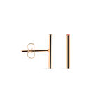 Boucles D'oreilles Puces Pink Or Rose - Clous d'oreilles Femme | Histoire d&rsquo;Or